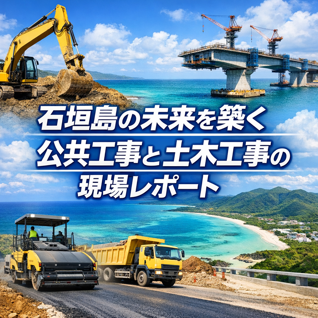 石垣島の未来を築く公共工事と土木工事の現場レポート