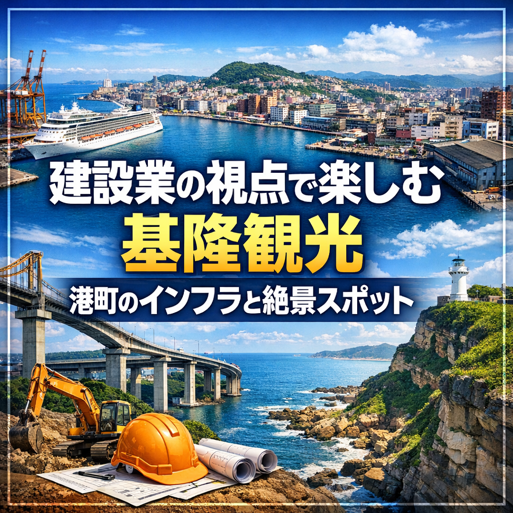建設業の視点で楽しむ基隆観光：港町のインフラと絶景スポット